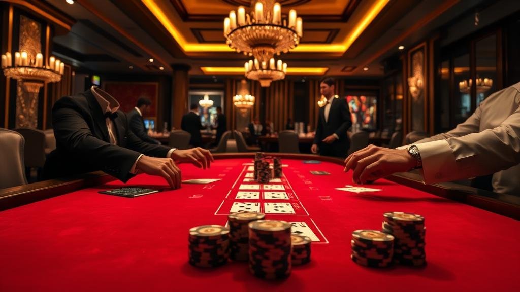 ตัวอย่างเค้าไพ่บาคาร่าสามตัด