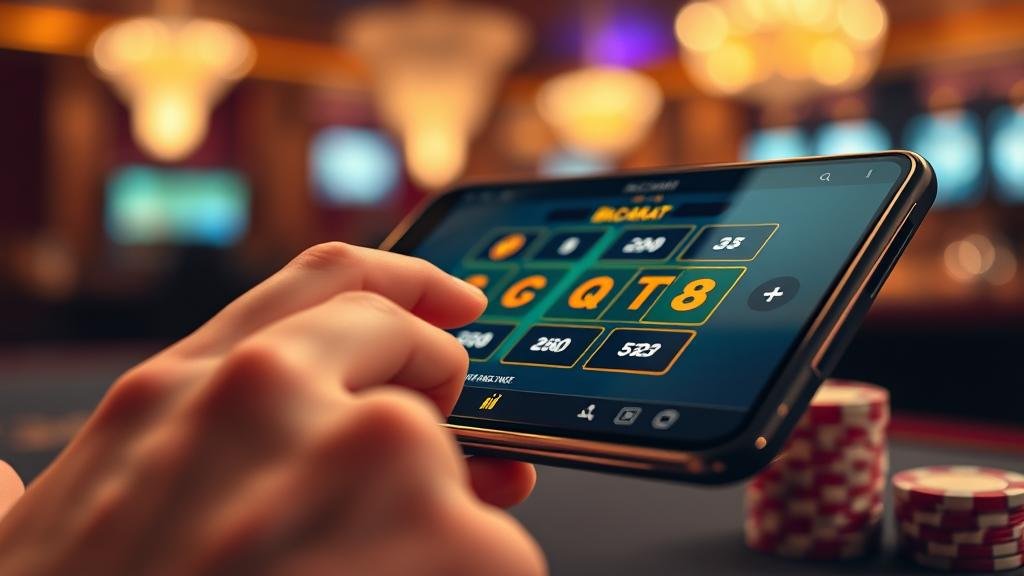 ตารางสถิติบาคาร่าบนแท็บเล็ต