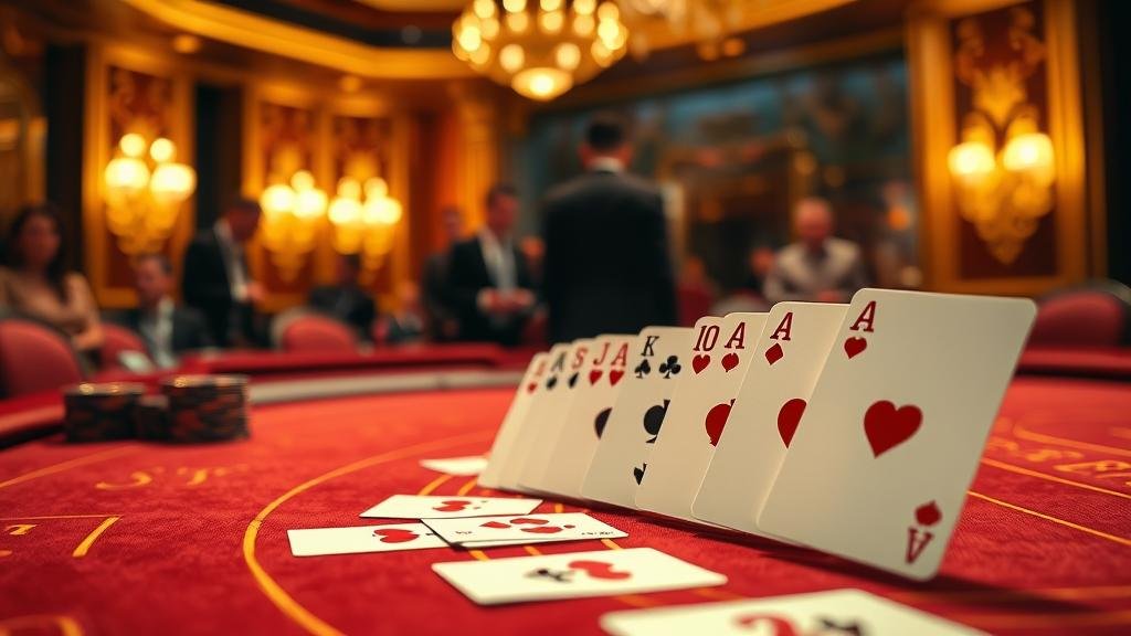 ภาพประกอบเค้าไพ่ปิงปองในบาคาร่า