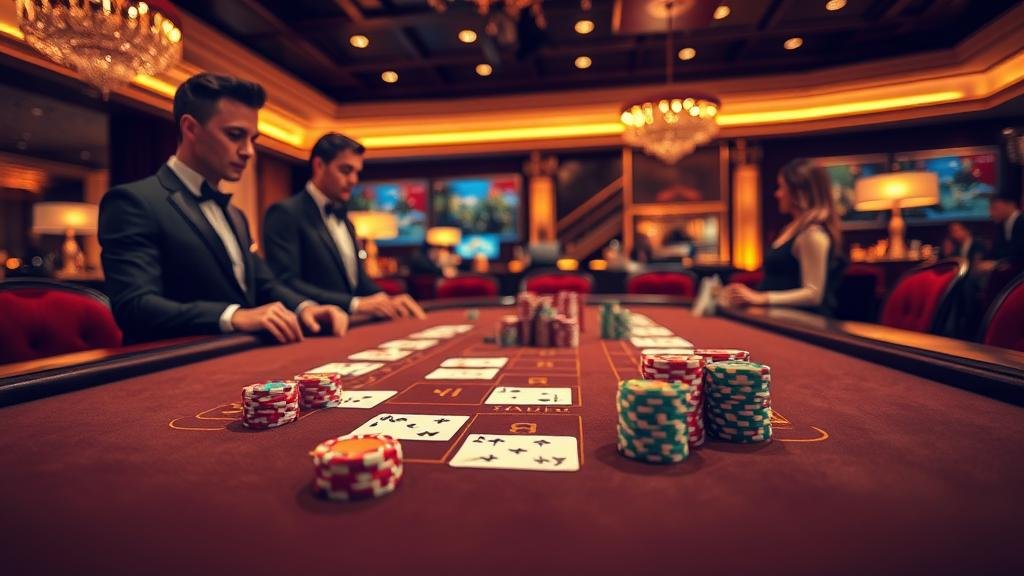 การแสดงผลเค้าไพ่บาคาร่าบนหน้าจอ Big Gaming