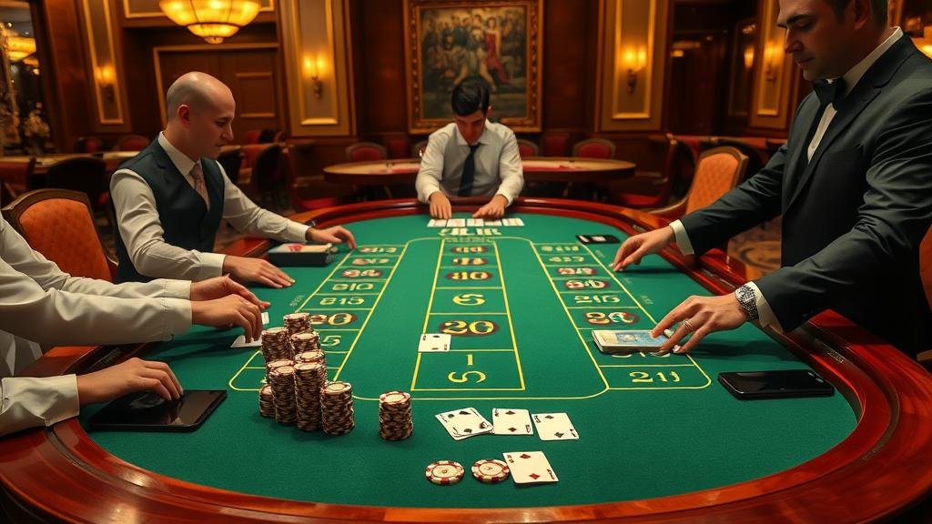 การแจกไพ่บาคาร่าโดยดีลเลอร์