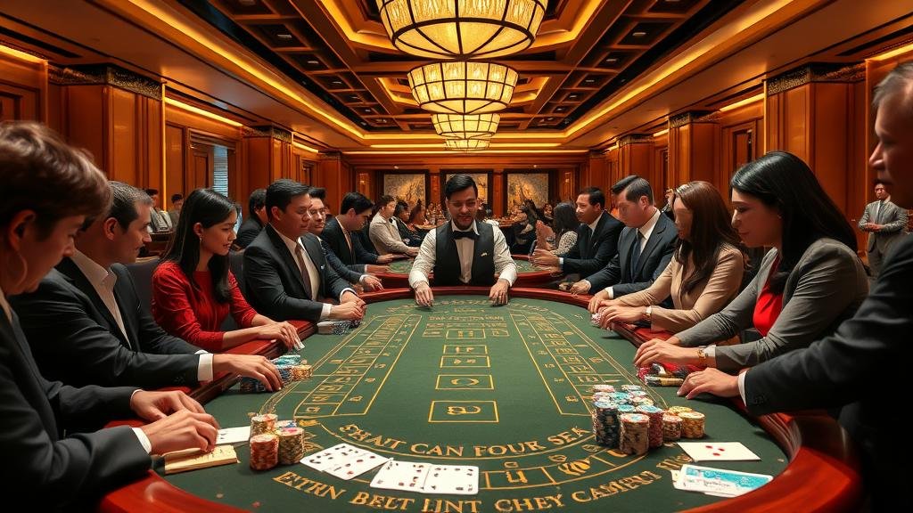 หน้าจอเกมบาคาร่าบนมือถือ Android