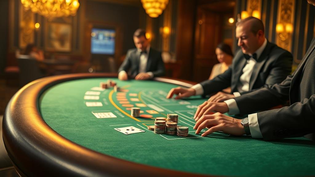 ผู้เล่นบาคาร่ากำลังวางแผนการเดิมพัน