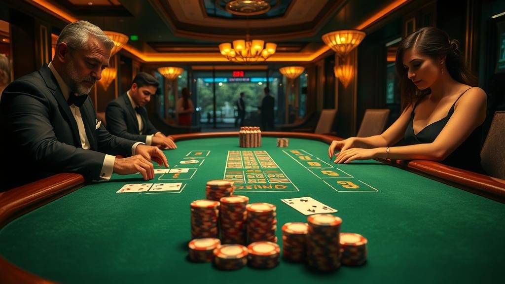 การอ่านเค้าไพ่บาคาร่าสามตัดและสลับคู่