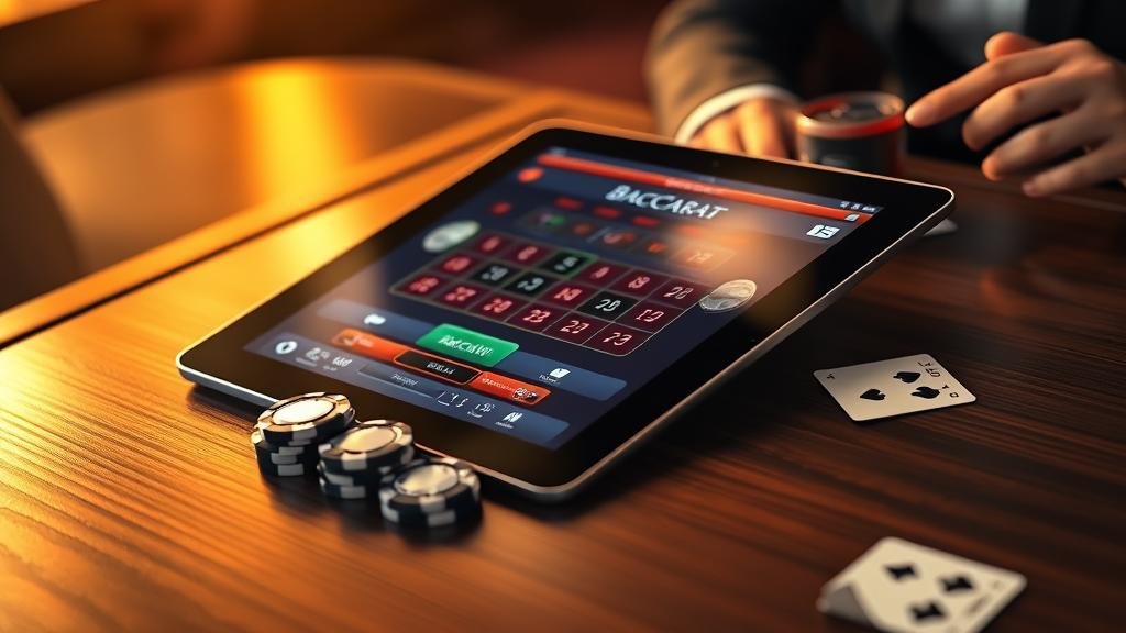 บาคาร่า: สูตรวางเดิมพันเจ้ามือให้ชนะบนแท็บเล็ต เข้าใจง่ายใน 5 นาที