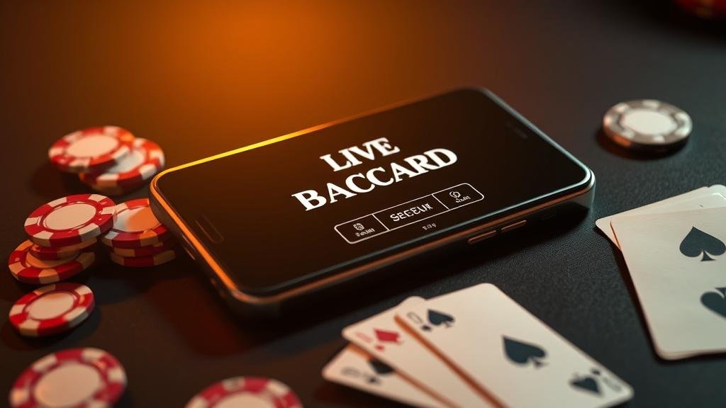 ผู้คนเล่นบาคาร่าบนมือถือช่วงกลางคืน