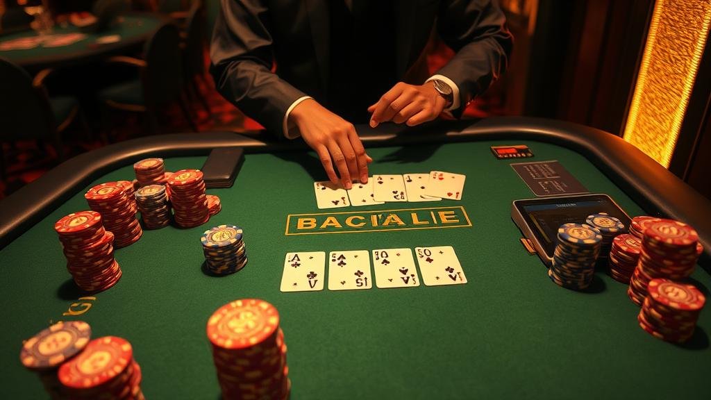 เค้าไพ่บาคาร่า สามตัด มังกร และสลับคู่