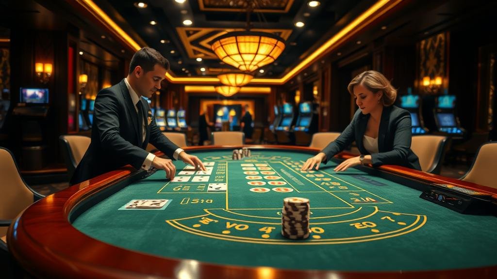 ตัวอย่างเค้าไพ่มังกรและปิงปองในบาคาร่า