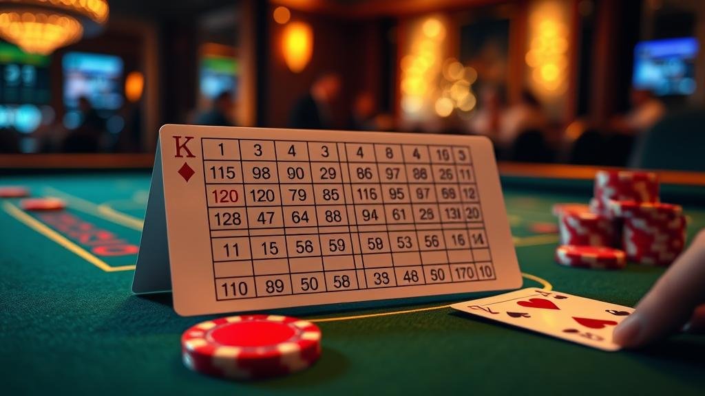 ตัวอย่างเค้าไพ่สองตัดและสามตัด บาคาร่า