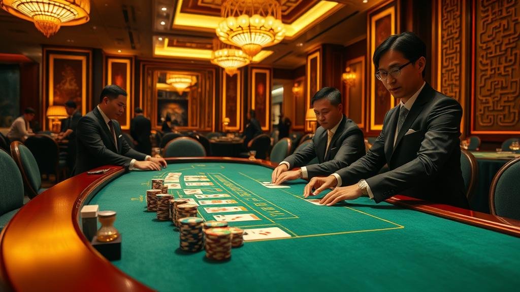 หน้าจอเกมบาคาร่าบนมือถือ