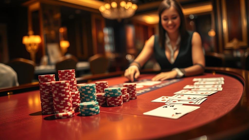 ตัวอย่างเค้าไพ่บาคาร่า สองตัด มังกร