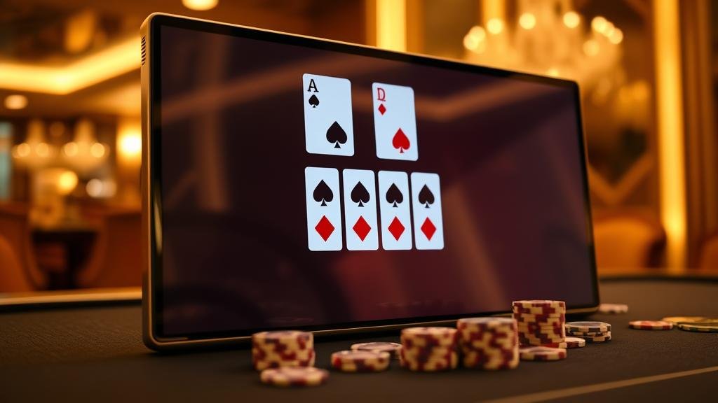 ตัวอย่างเค้าไพ่สองตัดบาคาร่า