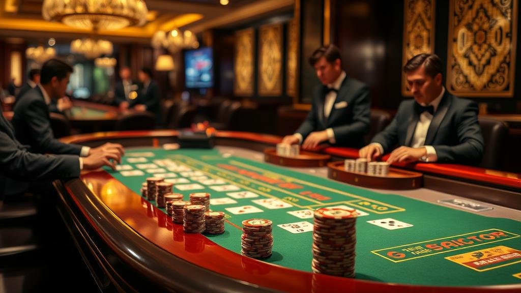 หน้าจอเกมบาคาร่าสดออโต้ Evolution พร้อมตัวคูณสายฟ้า