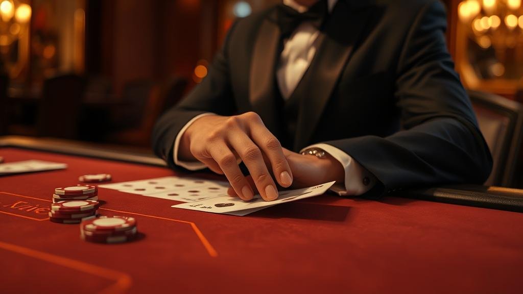 อินเทอร์เฟซเกมบาคาร่า Playtech บนแท็บเล็ต