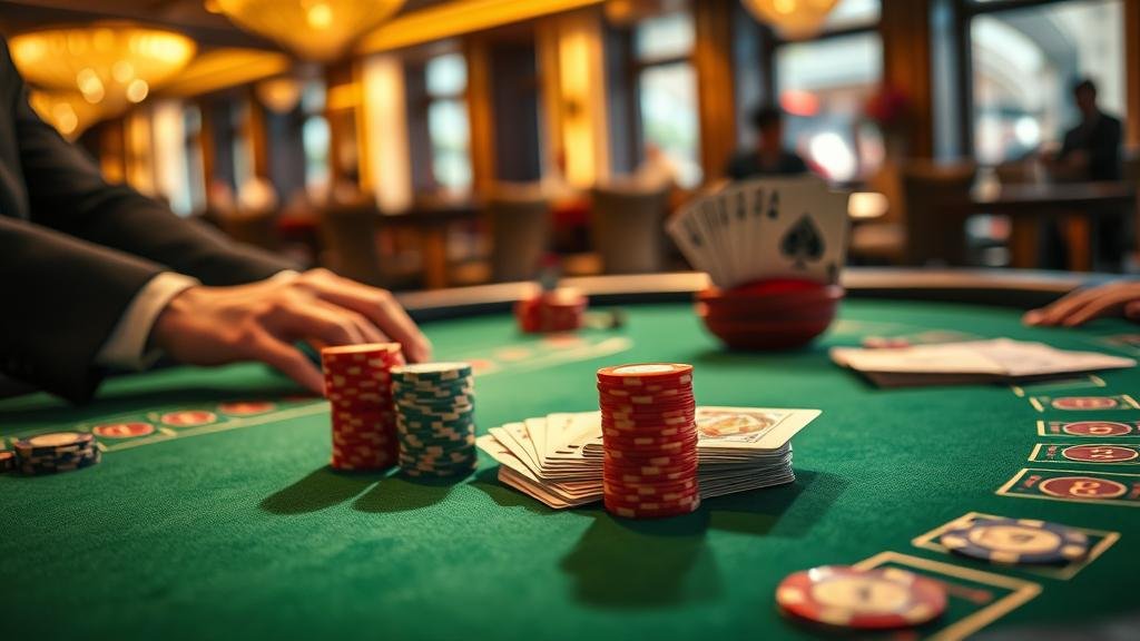 ภาพประกอบเค้าไพ่สองตัด บาคาร่า