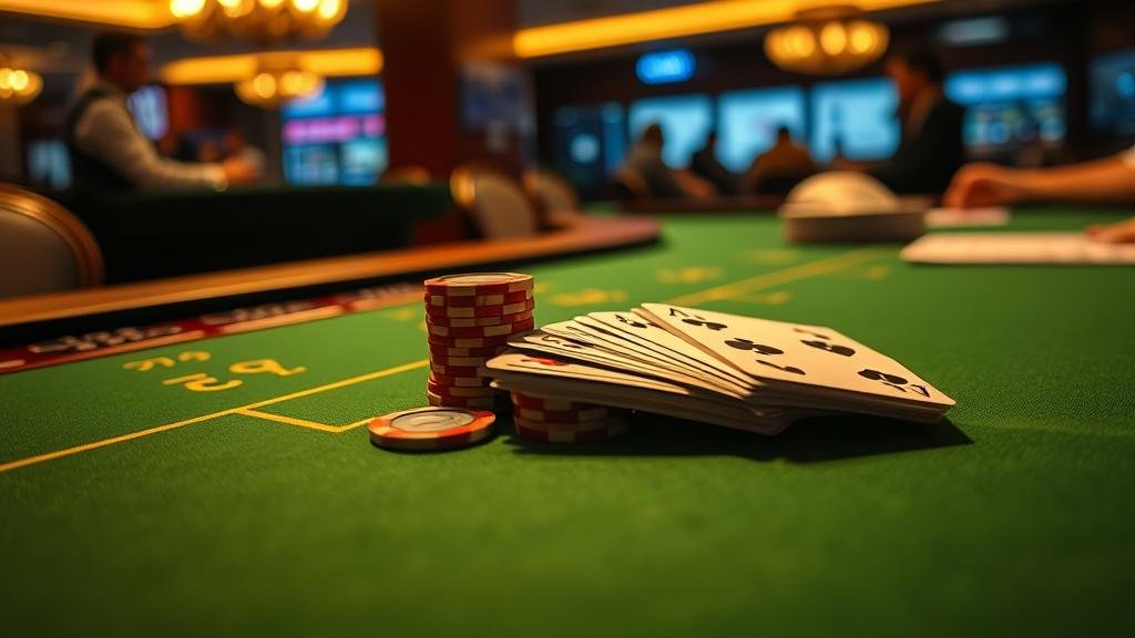 ตัวอย่างเค้าไพ่สลับคู่และสามตัดในบาคาร่า