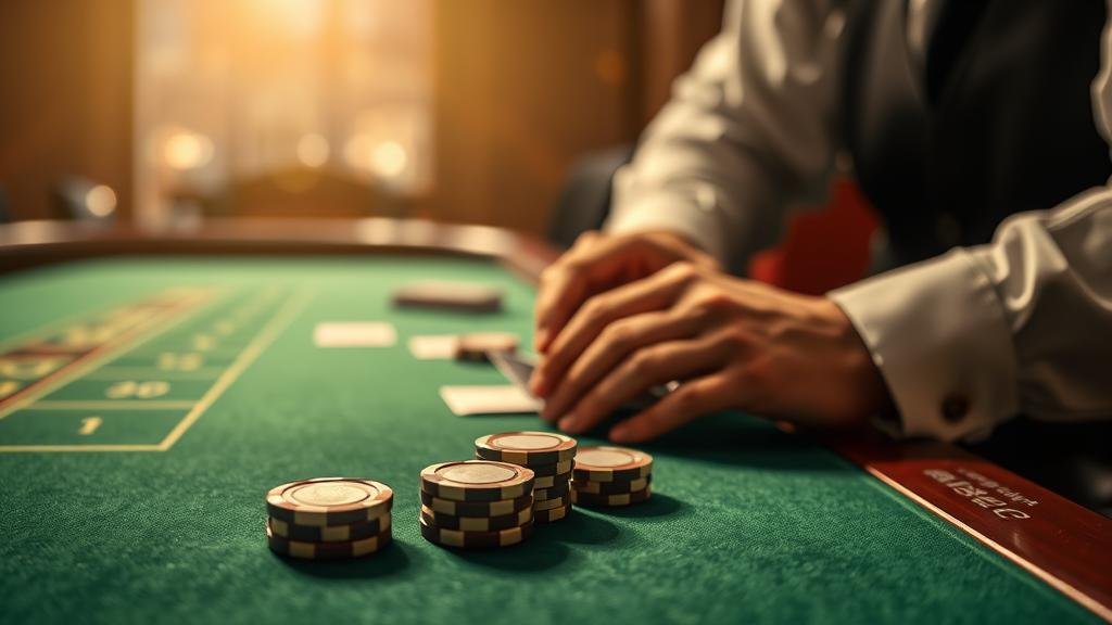 ตัวอย่างเค้าไพ่ปิงปองและสามตัดในบาคาร่า