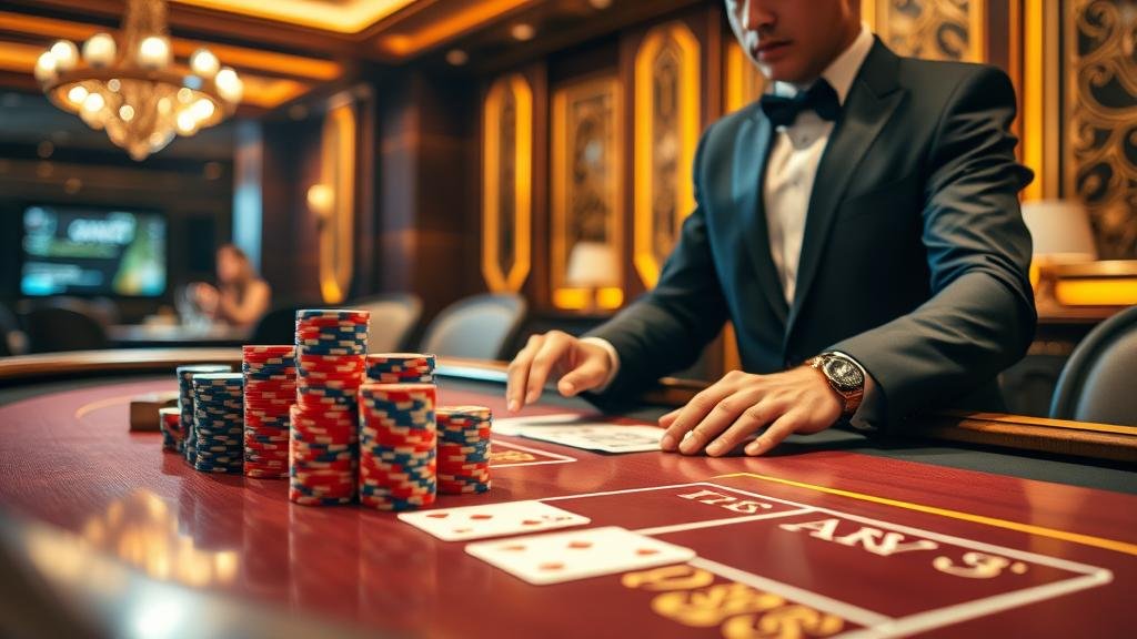 ภาพประกอบการบริหารงบประมาณการเล่นบาคาร่า