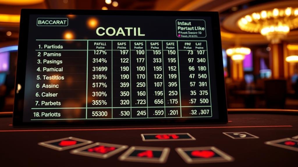 อินโฟกราฟิก เทคนิคการเล่นบาคาร่า