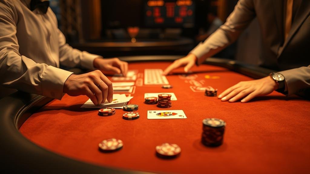 ตัวอย่างเค้าไพ่มังกรในบาคาร่า