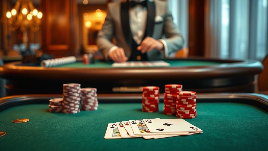 ตัวอย่างเค้าไพ่สามตัดในเกมบาคาร่า