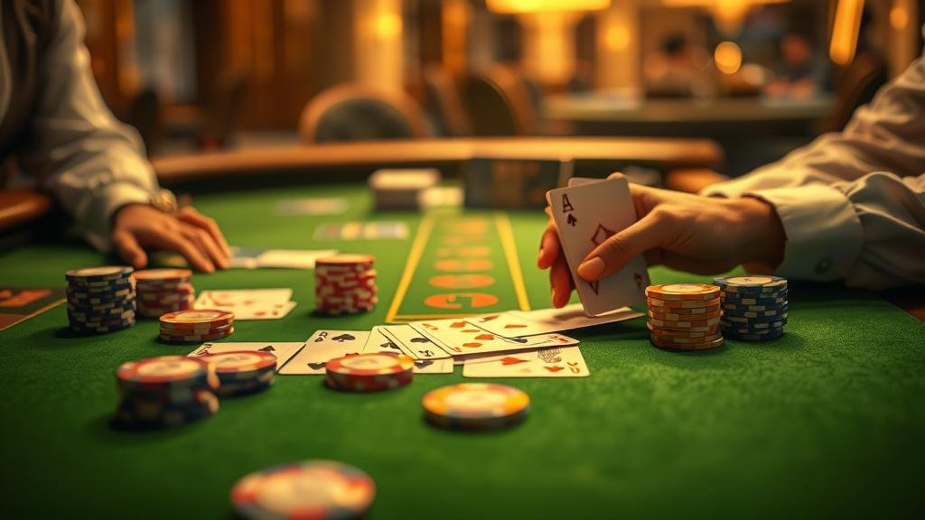 ภาพแสดงการจัดการเงินทุนในการเล่นบาคาร่า