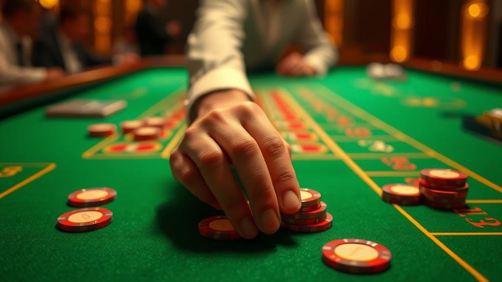 การอ่านเค้าไพ่บาคาร่าบนหน้าจอแท็บเล็ต