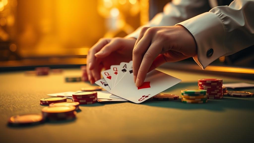 ตัวอย่างเค้าไพ่บาคาร่าแบบสองตัด