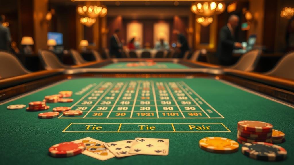 บรรยากาศการเล่นบาคาร่าในเอเชียยามค่ำคืน