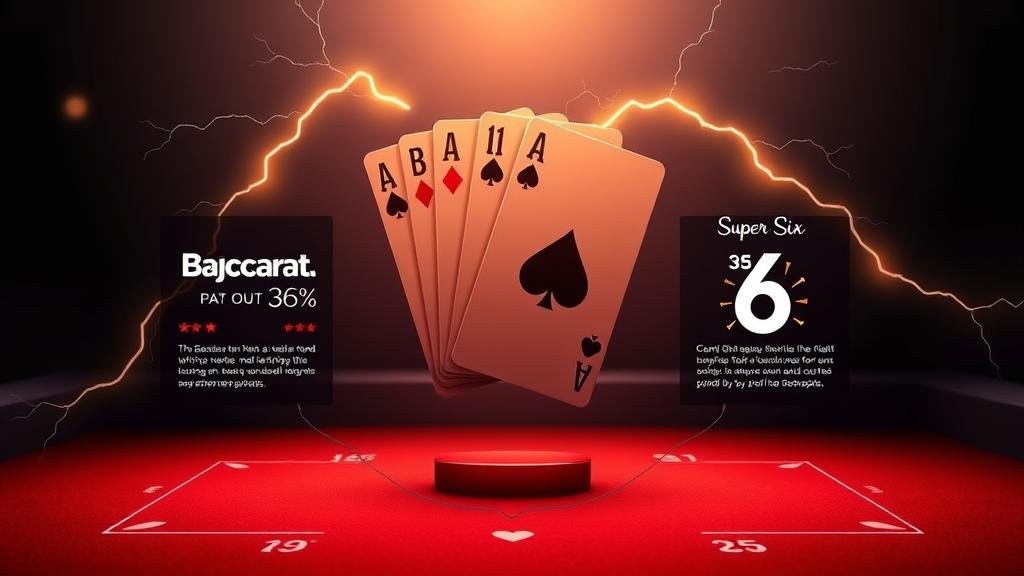 บาคาร่า: กลยุทธ์อ่านเค้าไพ่ซูเปอร์ซิกส์ฉบับปี 2025 ให้ชนะ ยั่งยืน