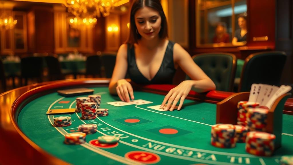 ตารางบาคาร่าพร้อมชิปและไพ่