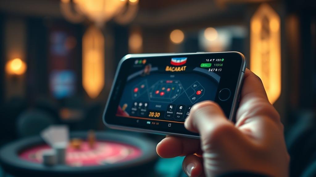 การเล่นบาคาร่าบนมือถือช่วงกลางวัน