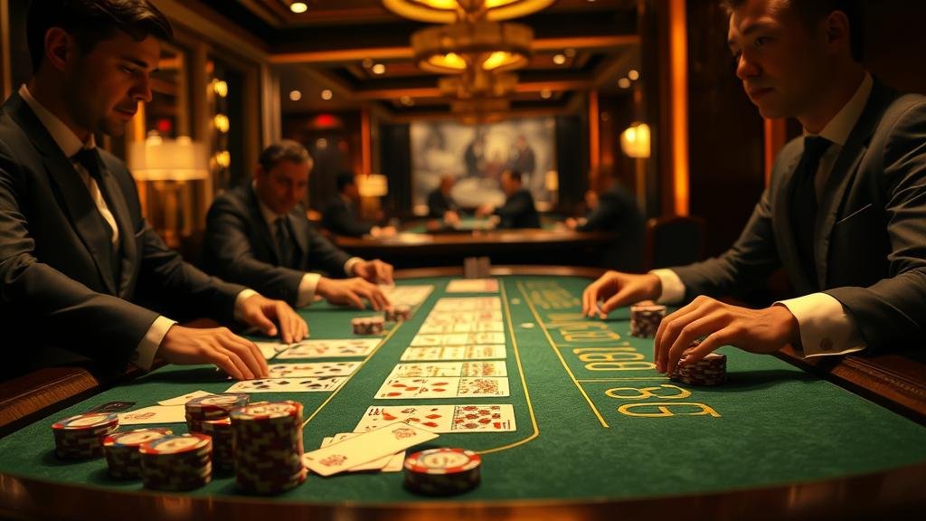 ตัวอย่างเค้าไพ่สามตัดบาคาร่า