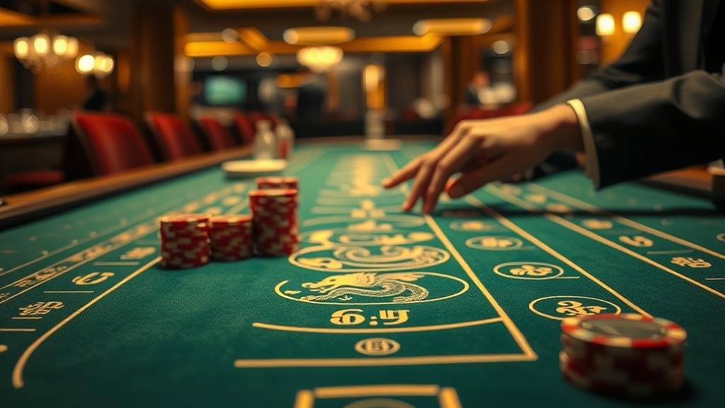 ภาพประกอบเทคนิคอ่านเค้าไพ่สามตัดบาคาร่า