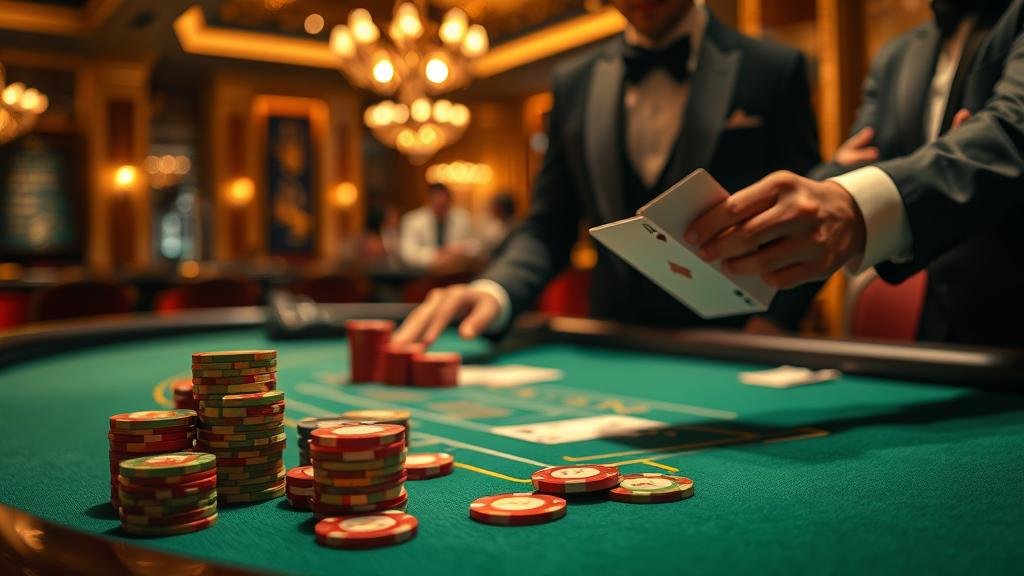 ตารางแสดงอัตราจ่ายบาคาร่าสำหรับผลผู้เล่น เจ้ามือ และเสมอ