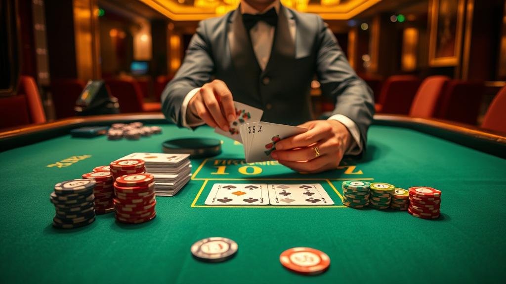 ภาพประกอบเทคนิคอ่านเค้าไพ่บาคาร่า