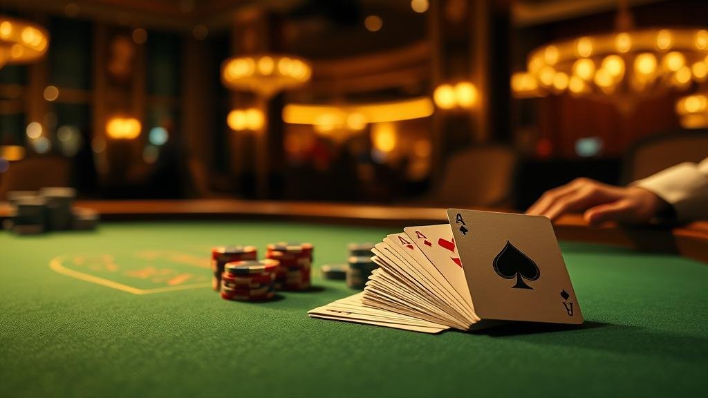 การแสดงผลเค้าไพ่บาคาร่าสด