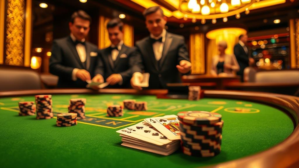 หน้าจอเกมบาคาร่าสด พร้อมดีลเลอร์