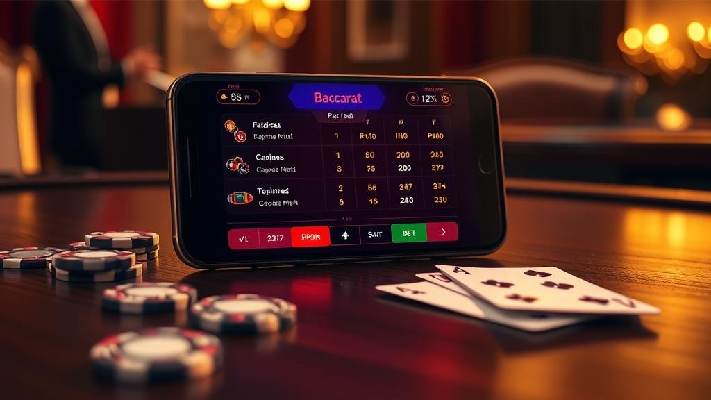 กลยุทธ์การเดินเงินบาคาร่าบนมือถือ