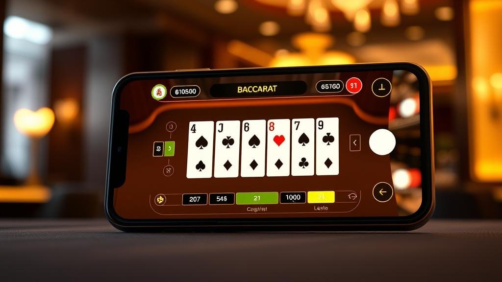 หน้าจอเกมบาคาร่า AllBet แสดงสถิติไพ่คู่