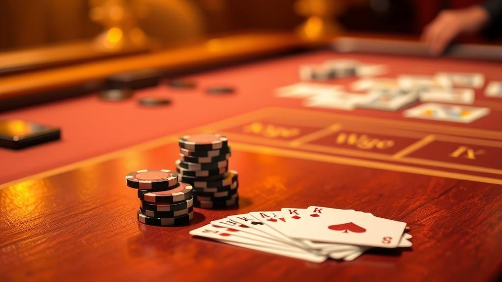 อินเทอร์เฟซเกมบาคาร่าบนแท็บเล็ต