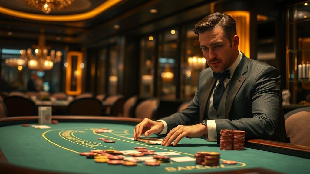 หน้าจอเกมบาคาร่าจากค่าย Ezugi