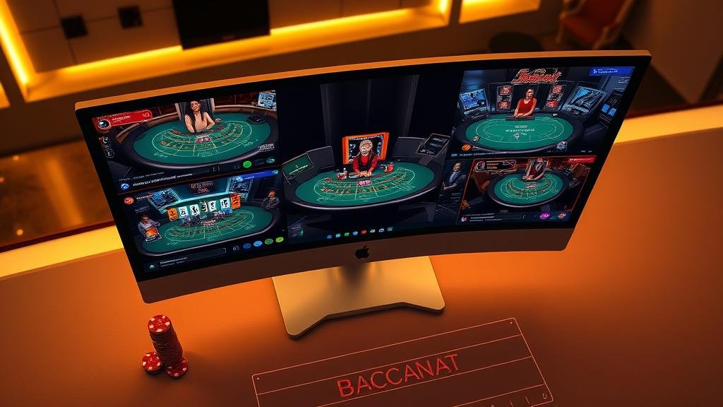 บาคาร่าเดสก์ท็อป: สรุปเคล็ดลับเลือกห้อง AE, EBet, AG, SA, DreamGaming, Pragma...