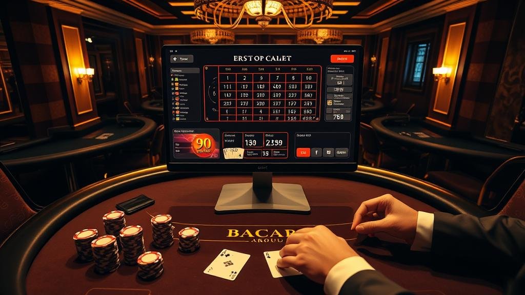 ภาพประกอบกลยุทธ์การเดินเงินบาคาร่า