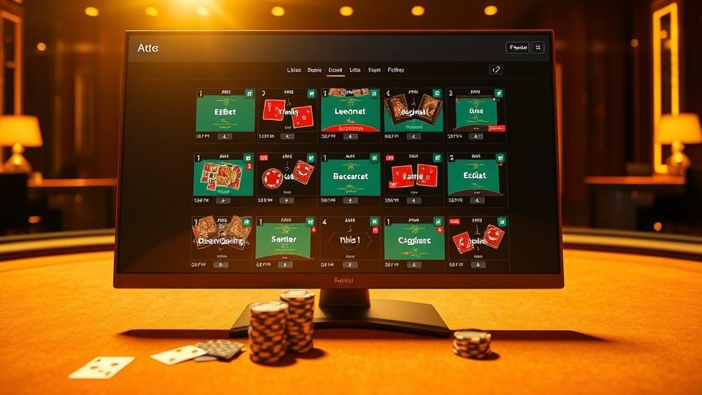 ตารางสถิติการออกไพ่บาคาร่าบนคอมพิวเตอร์