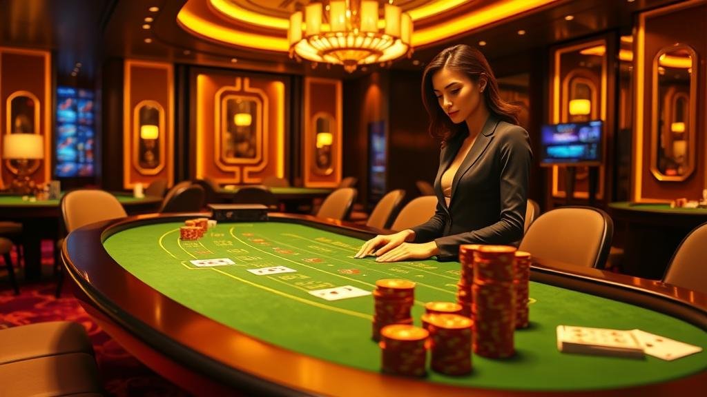 ห้องบาคาร่า DreamGaming (DG) บรรยากาศหรูหรา