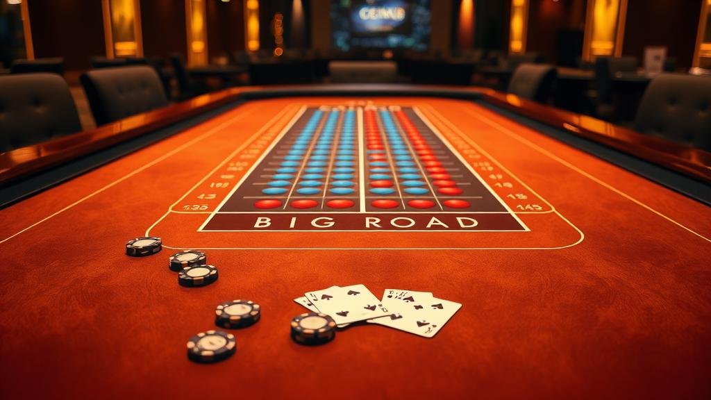 ภาพแสดงกลยุทธ์การเดินเงินบาคาร่า