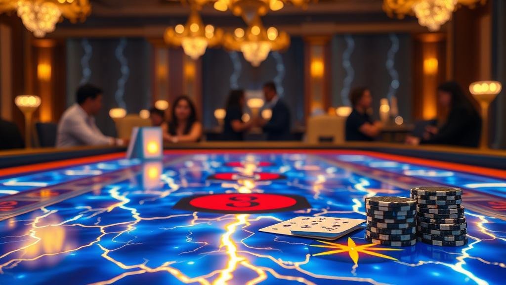 อินเทอร์เฟซบาคาร่าสายฟ้า EBet