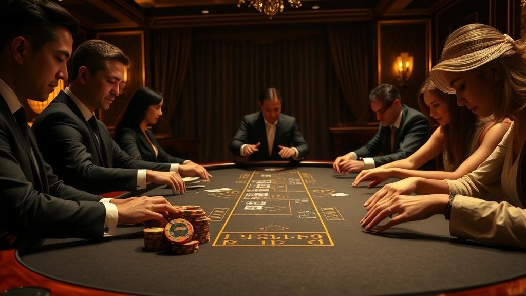 ภาพนักพนันบาคาร่าผู้ชาญฉลาด