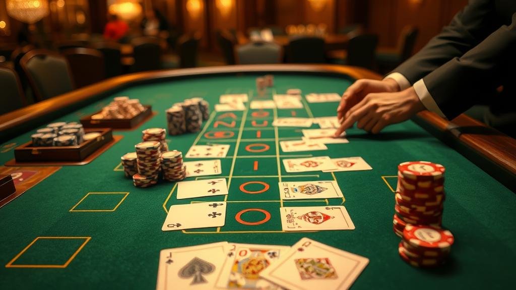 กราฟแสดงกลยุทธ์การเดินเงินบาคาร่า